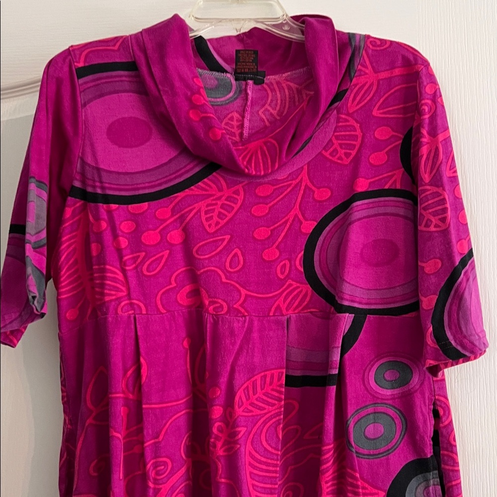 Aller Simplement Vibrant Pink Patterned Women's D… - image 5